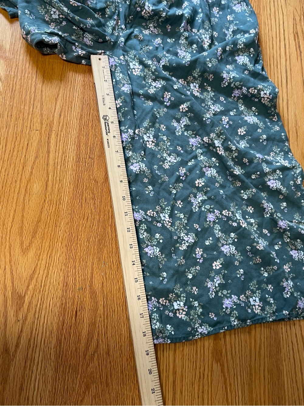 Arizona Green Floral Empire Waist Wide Leg Cami Jumpsuit Romper Small - Picture 10 of 10